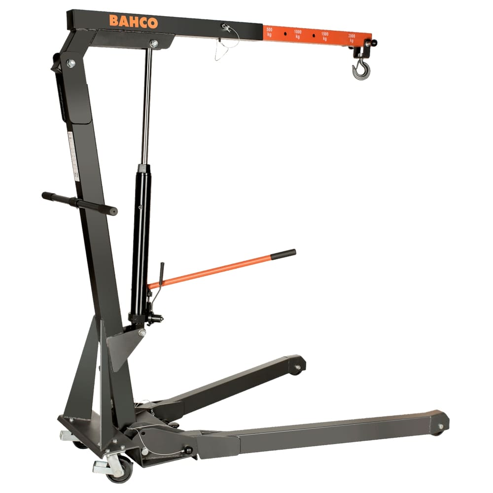 Bahco Werkstattkran 2T BH6FC2000 klappbar - Hydraulikkran mit 4 Positionen