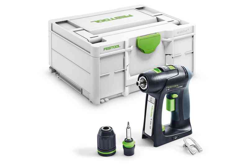 Festool Akku-Bohrschrauber C 18-Basic - 576434 - 18V