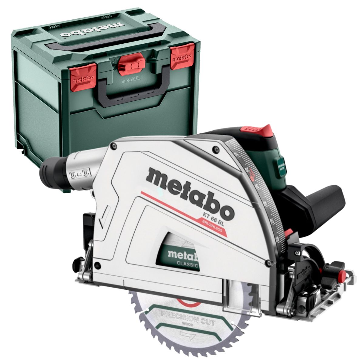 Metabo KT 66 BL Tauchkreissäge - 1200 W - 66 mm Schnitttiefe - 601166500