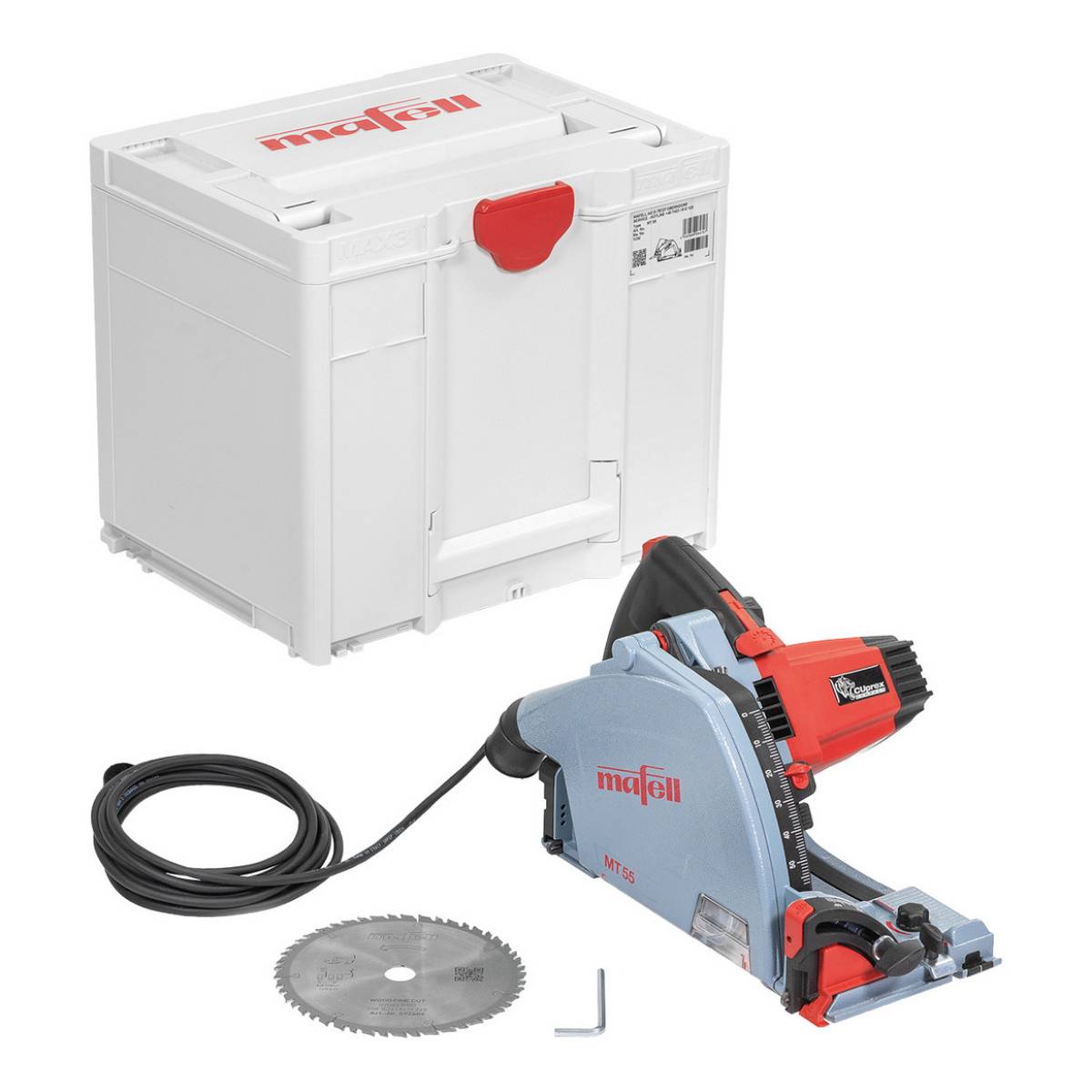 Mafell Tauchsäge MT 55 - 1400 W - 56,5 mm Schnitttiefe im MAX3