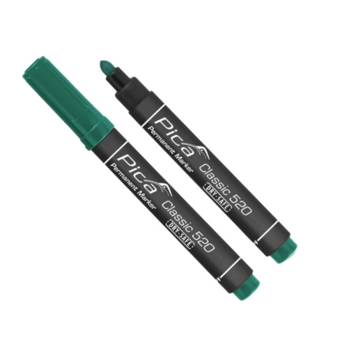 Pica Classic - Permanent Marker - wasserfest - grün - 520/36