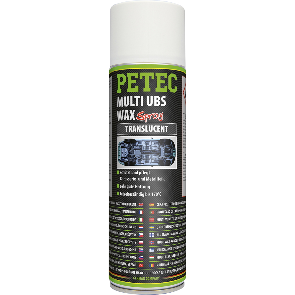 Petec 73450 Multi UBS Wax - 500ml - Spraydose - transparent