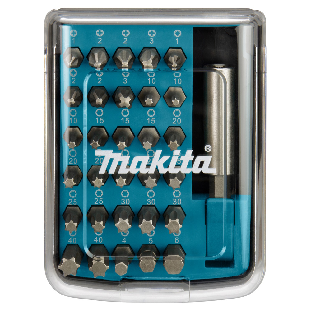 Makita Bit-Set - 25 mm Schrauberbits mit Bithalter - 31teilig - D34936