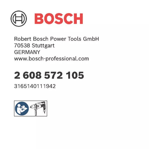 Bosch Schnellspannbohrfutter 1/2" - 1,5-13mm - Rechts-/Linkslauf - 2608572105