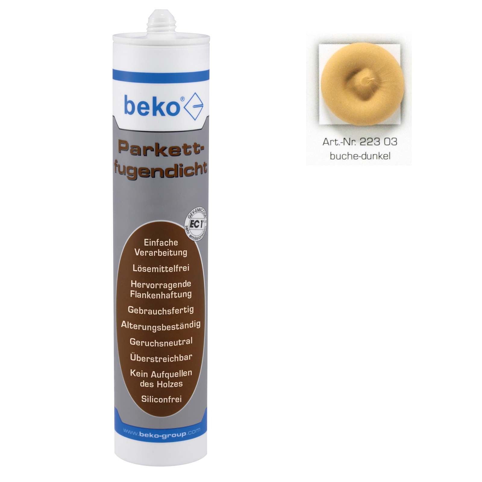 Beko Parkettfugendicht 310 ml buche dunkel