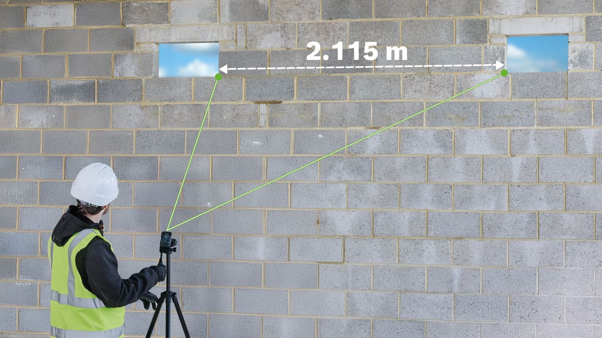 Bosch EXPERT Laser Entfernungsmesser EXLM100-39CG - 100m - grün - inkl. Tasche