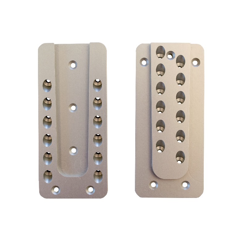 Pitzl Verbinder HVP 88318.0000 - für 34 Schrauben aus eloxiertem Aluminium