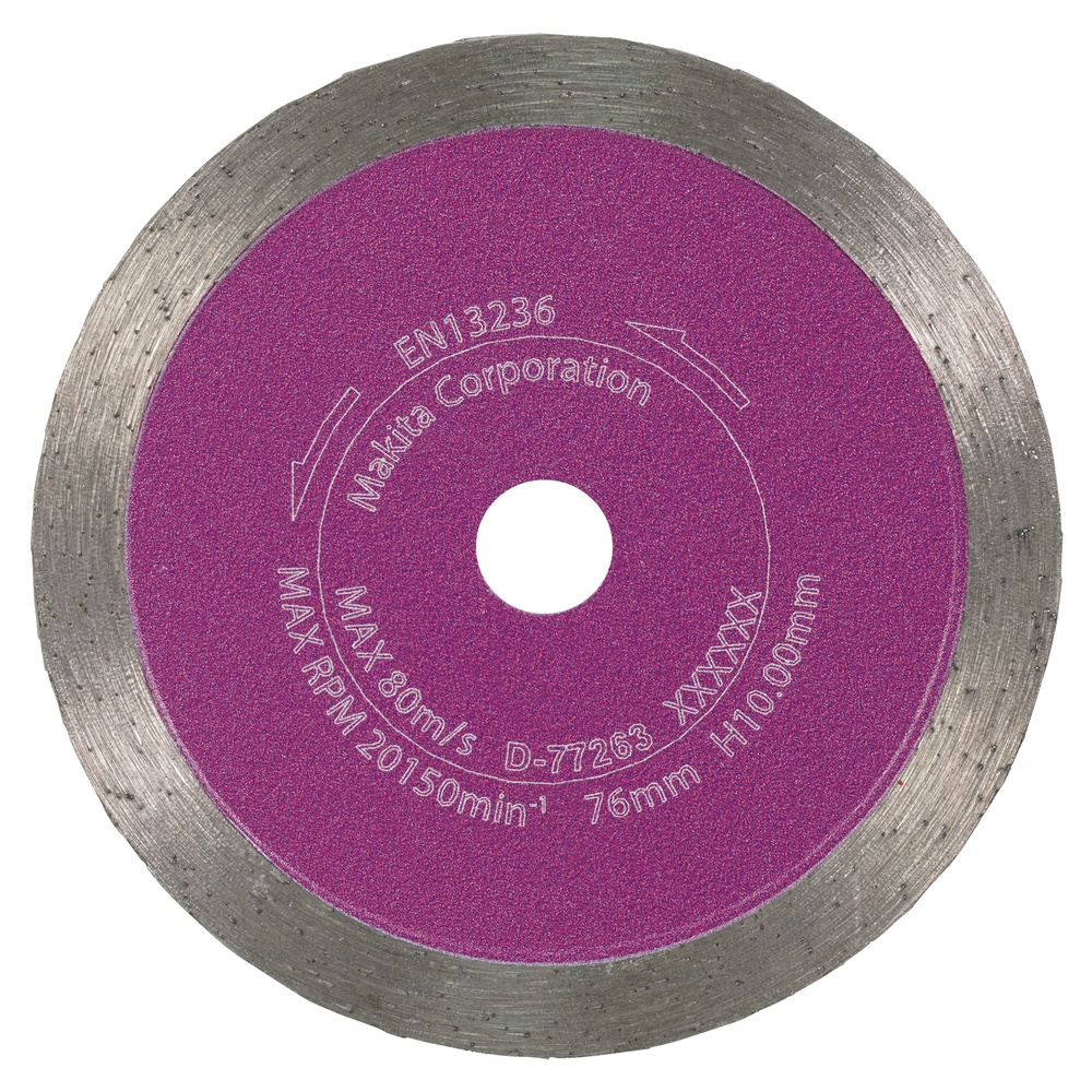 Makita Diamanttrennscheibe 76mm - für Akku-Winkelschleifer DMC300 - D-77263