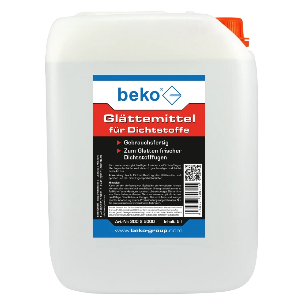 Beko Glättemittel für Dichtstoffe - im Kanister - 5L - 20025000