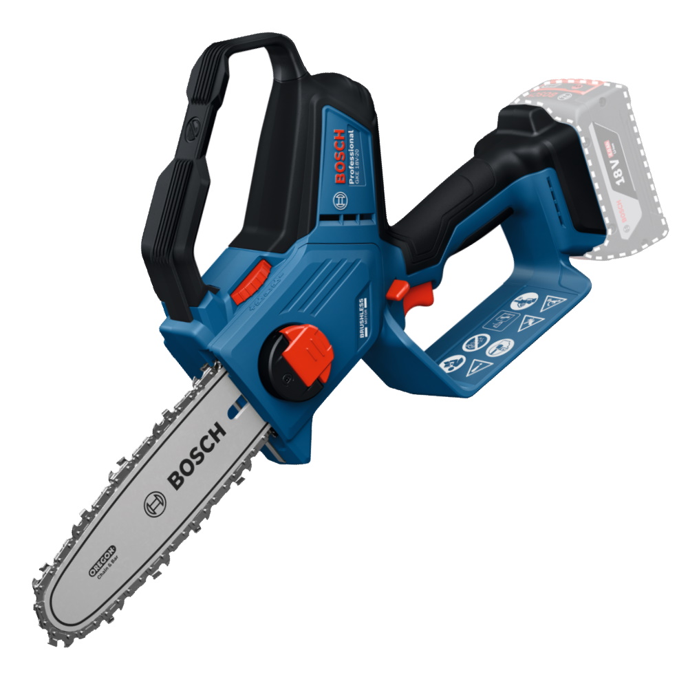 Bosch Astsäge Kettensäge Akku GKE 18V-20 - Sologerät ohne Akku/Ladegerät - 20cm