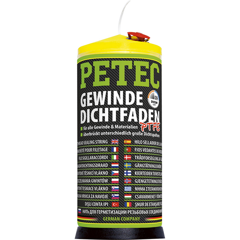 Petec  Gewinde-Dichtfaden- 175 Meter -  für alle Gewindearten Materialien - 85175
