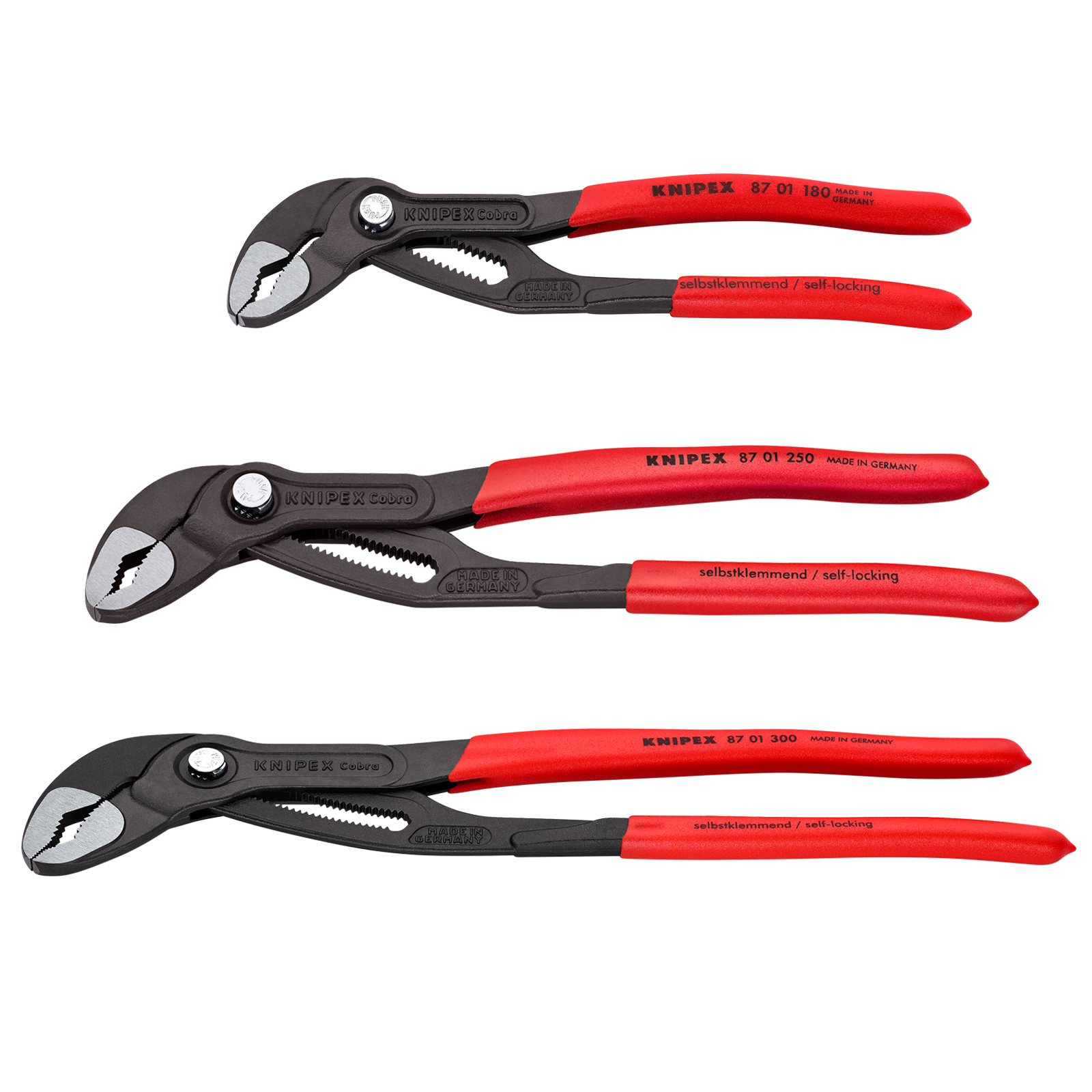 Knipex Cobra Zangen Set 00 20 09 V02 