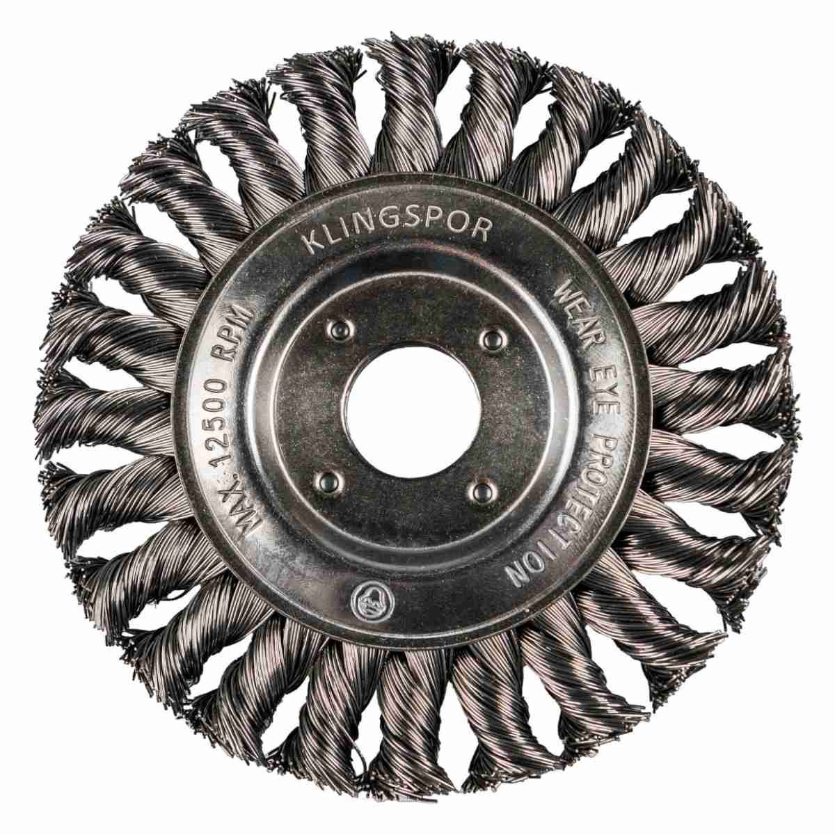Klingspor Rundbürste BR 600 Z - Ø 125 mm - gezopfter 0,5 mm Draht