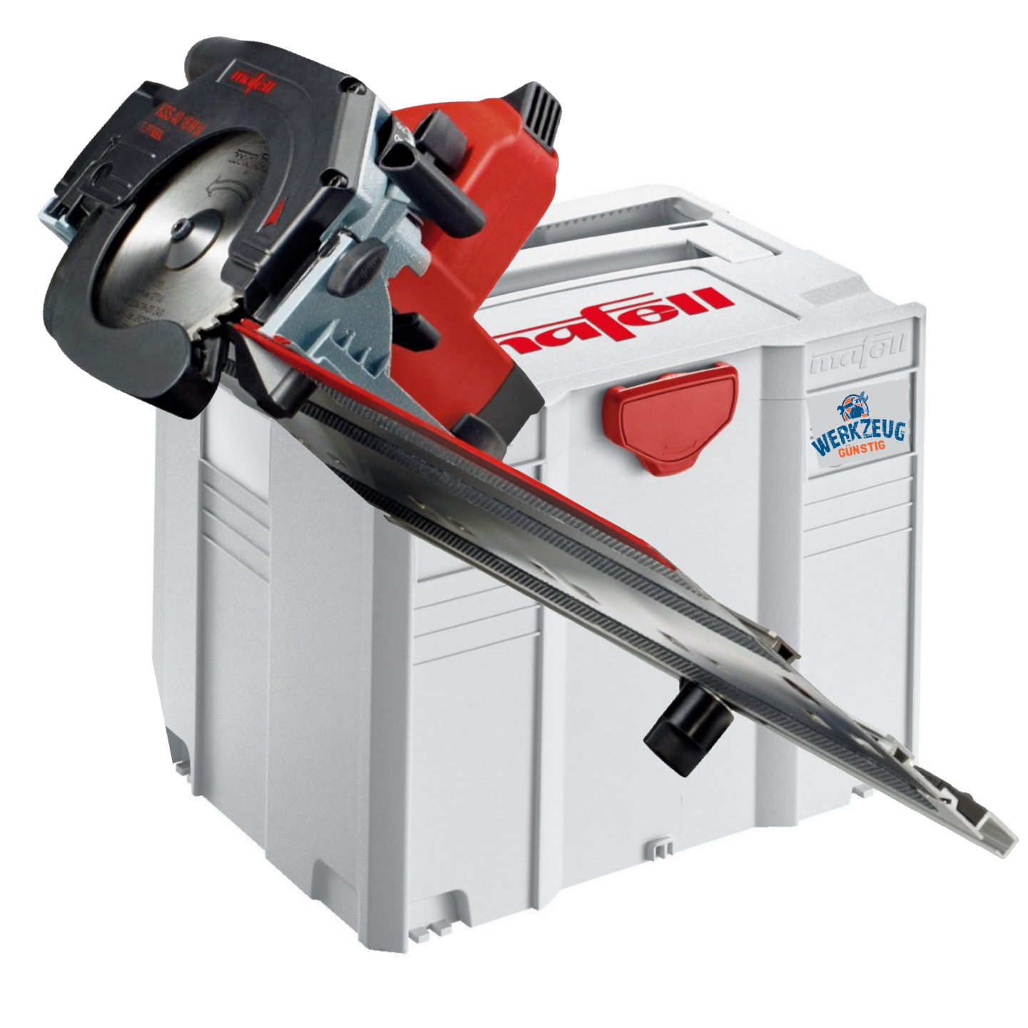 Mafell Akku-Kappschienen-Säge KSS 40 18M bl PURE - bis 42mm - im T-MAX - 91D501