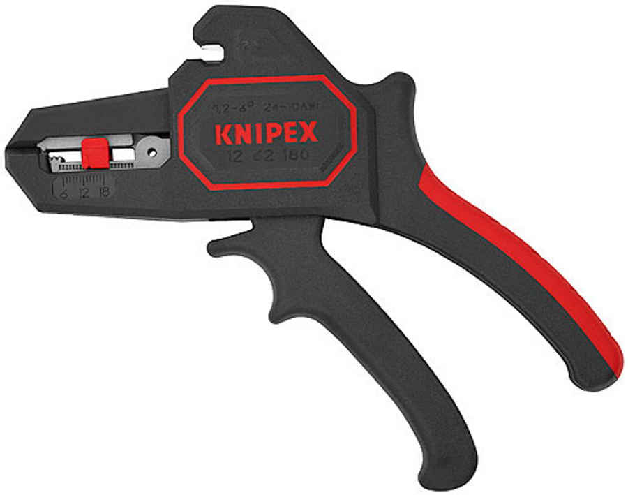 Knipex  Automatische Abisolierzange 1262180 - 180mm - 0,2-6mm² - 12 62 180