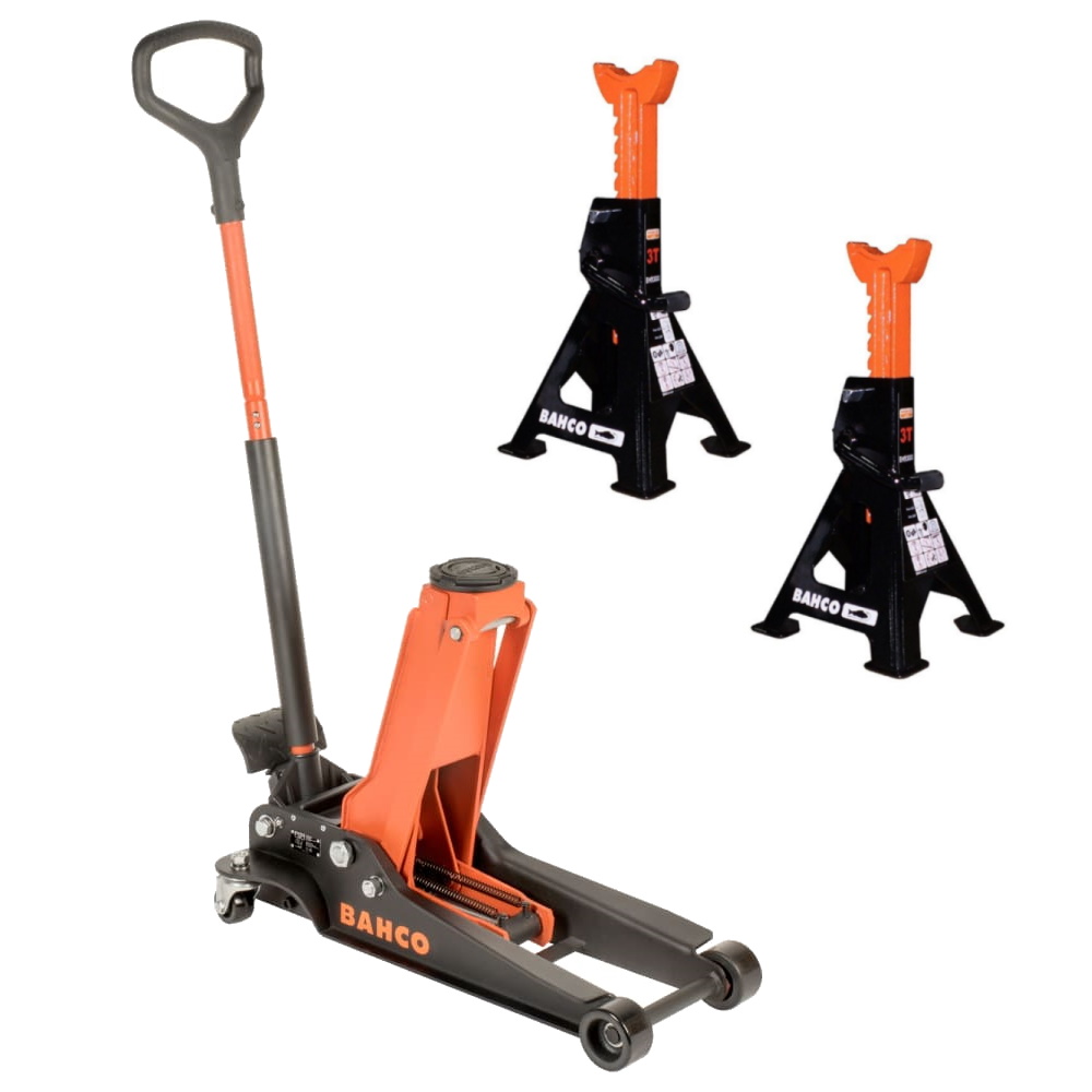 Bahco Werkstattpaketangebot Wagenheber BH13000 + Unterstellböcke BH33000