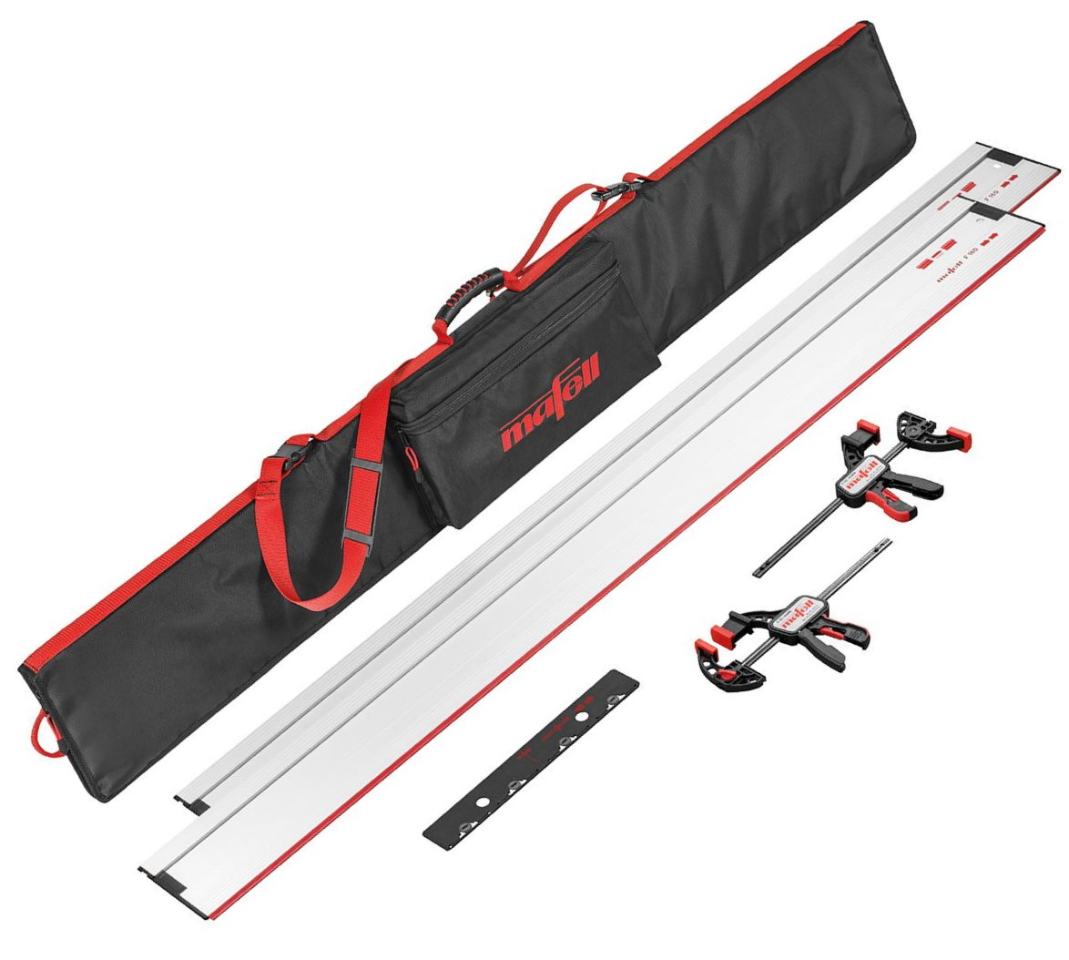 Mafell Führungsschienen-Set - 2x 160cm - Tasche - Verbinder - Zwingen - 209591