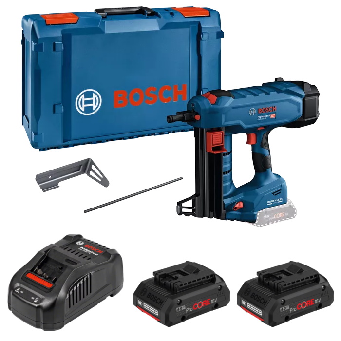 Bosch Akku Betonnagler GNB 18V-38 - 18V - XL-BOXX - 2x Procore 4AH - Ladegerät