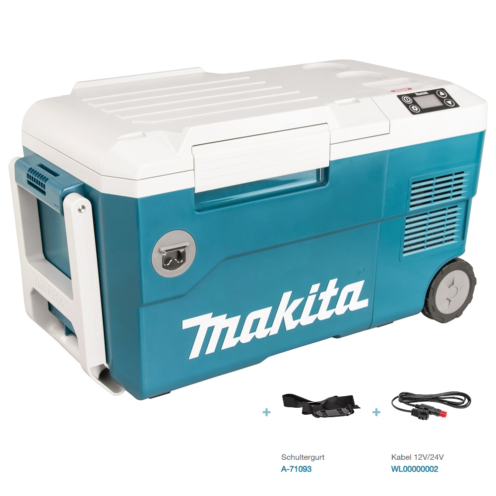 Makita Kühlbox - Wärmebox - für Akkus 18V und 40V - 20 Liter Kapazität - CW001G