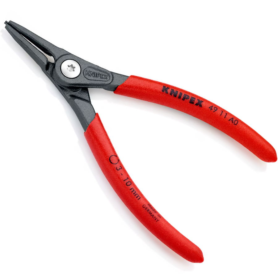 Knipex Präzisions-Sicherungsringzange - 4911A0 - 140mm - Außenringe auf Wellen