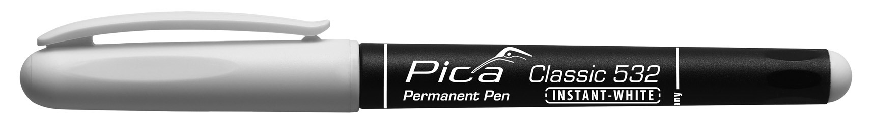 Pica Classic 532 - Permanent Pen - INSTANT-WHITE Pen - weiß - 532/52