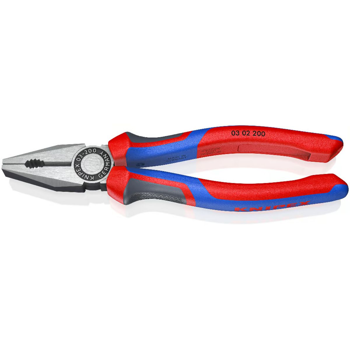 Knipex 0302200 Kombizange mit Mehrkomponenten Hüllen 200mm