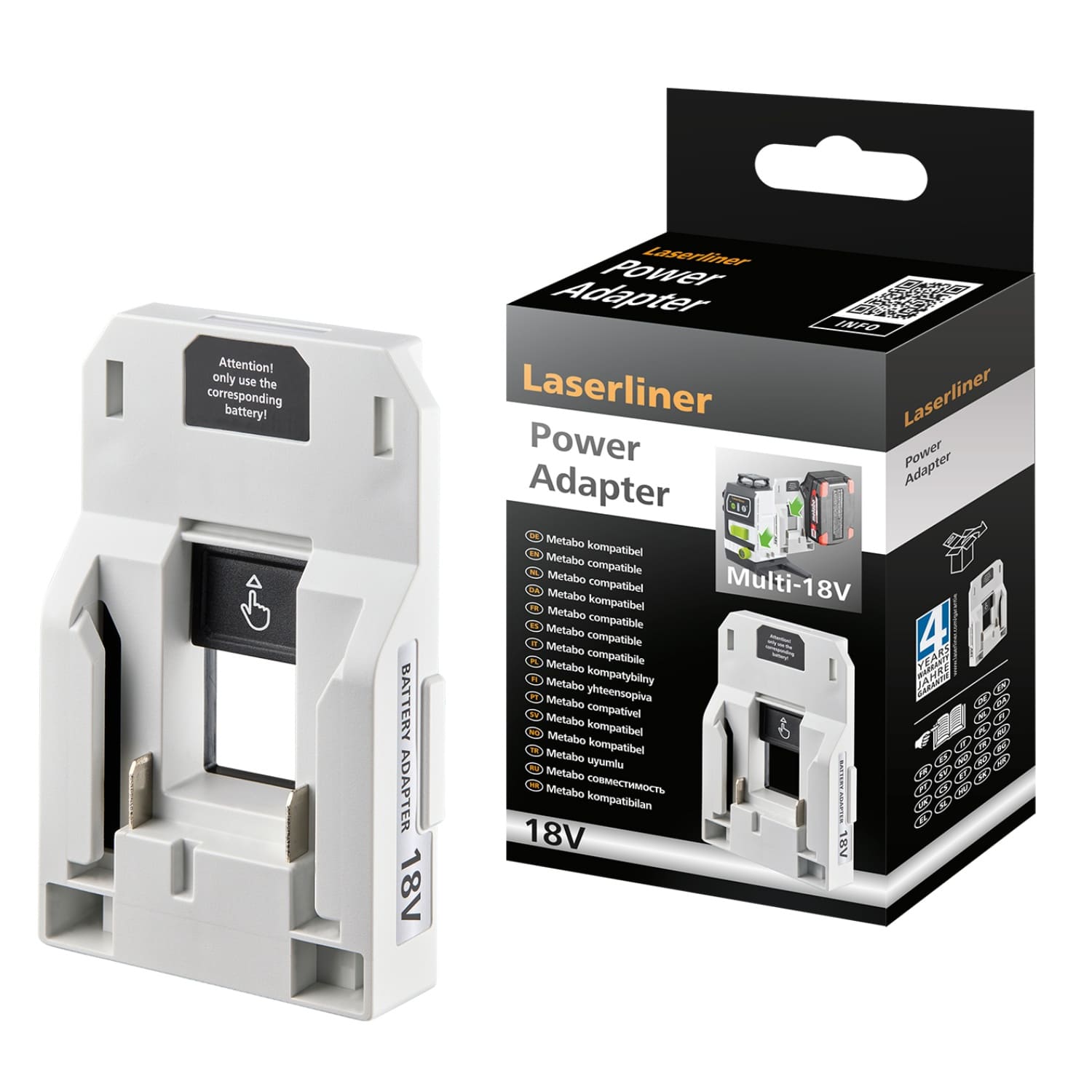 Laserliner Akkuadapter PowerAdapter - Metabo - für Multi-18V - IP54