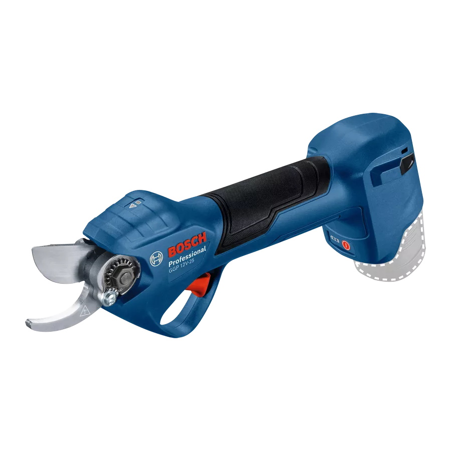 Bosch Akkuschere Gartenschere GGP 12V-25 - 12V - Sologerät ohne Akku/Ladegerät