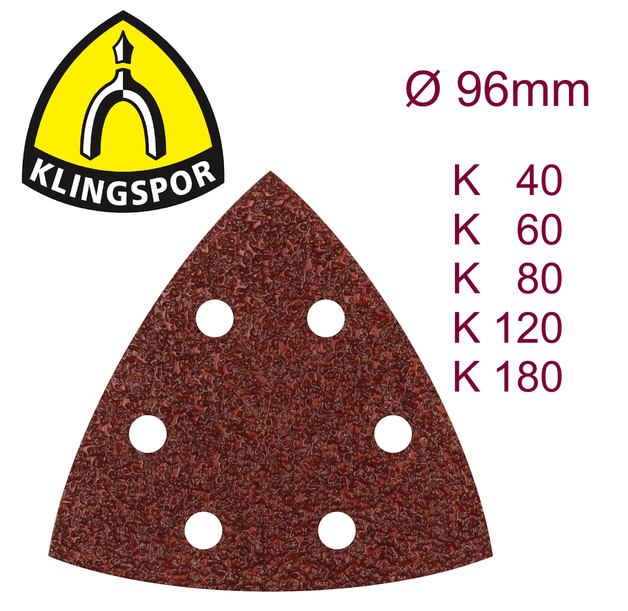 Klingspor Schleifpapier PS 22K - Ø 96 mm - GLS15 - kletthaftend