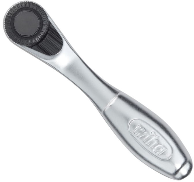 Wiha Bit-Ratsche mit Daumenrad - 90mm - 1/4" - 36931