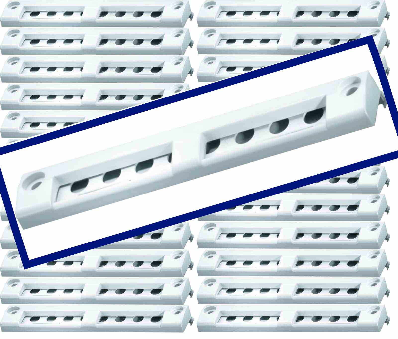 Siegenia 25x Aeromat Mini Standard Fensterfalzlüfter - weiß - für alle Fenster
