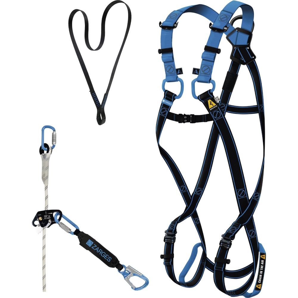 Zarges Sicherheitsgurt Dacharbeiten - Absturzsicherung KIT 1 Set L–XXL