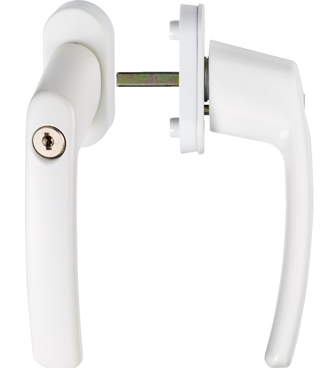 Abus Abschließbarer Fenstergriff FG200W - weiß - inkl. 3 Schlüssel