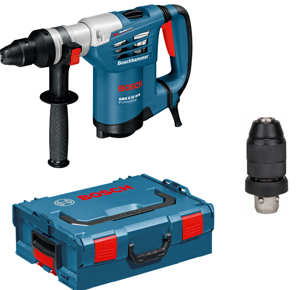 Bosch GBH 4-32 DFR Professional Multihammer - SDS-plus mit Zubehör