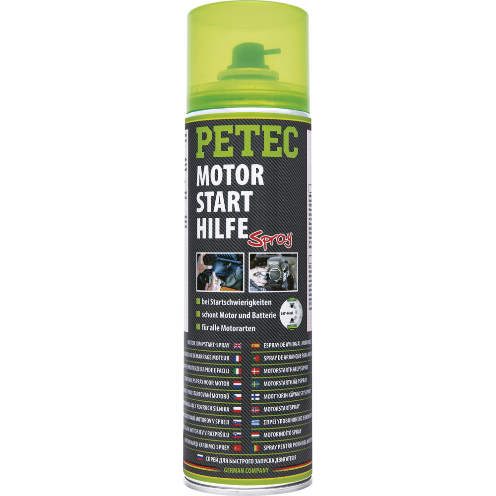 Petec 70450 Motorstarthilfe für Kaltstart - 500ml Dose - alle Motorarten