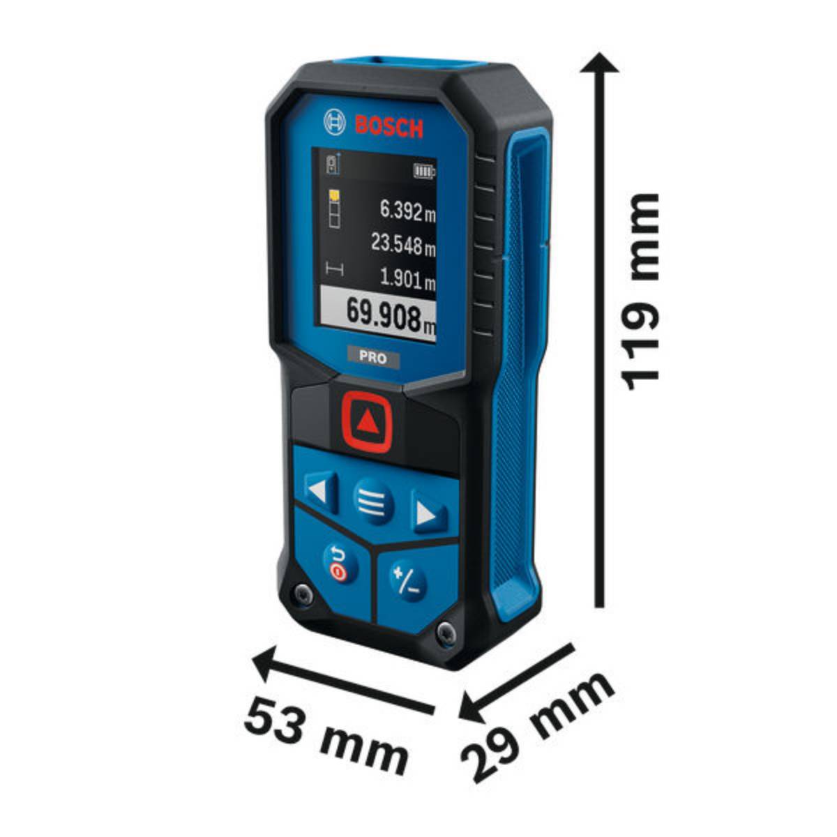Bosch PRO GLM70-32 Laser-Entfernungsmesser - 70 m - IP65 - mit Tasche