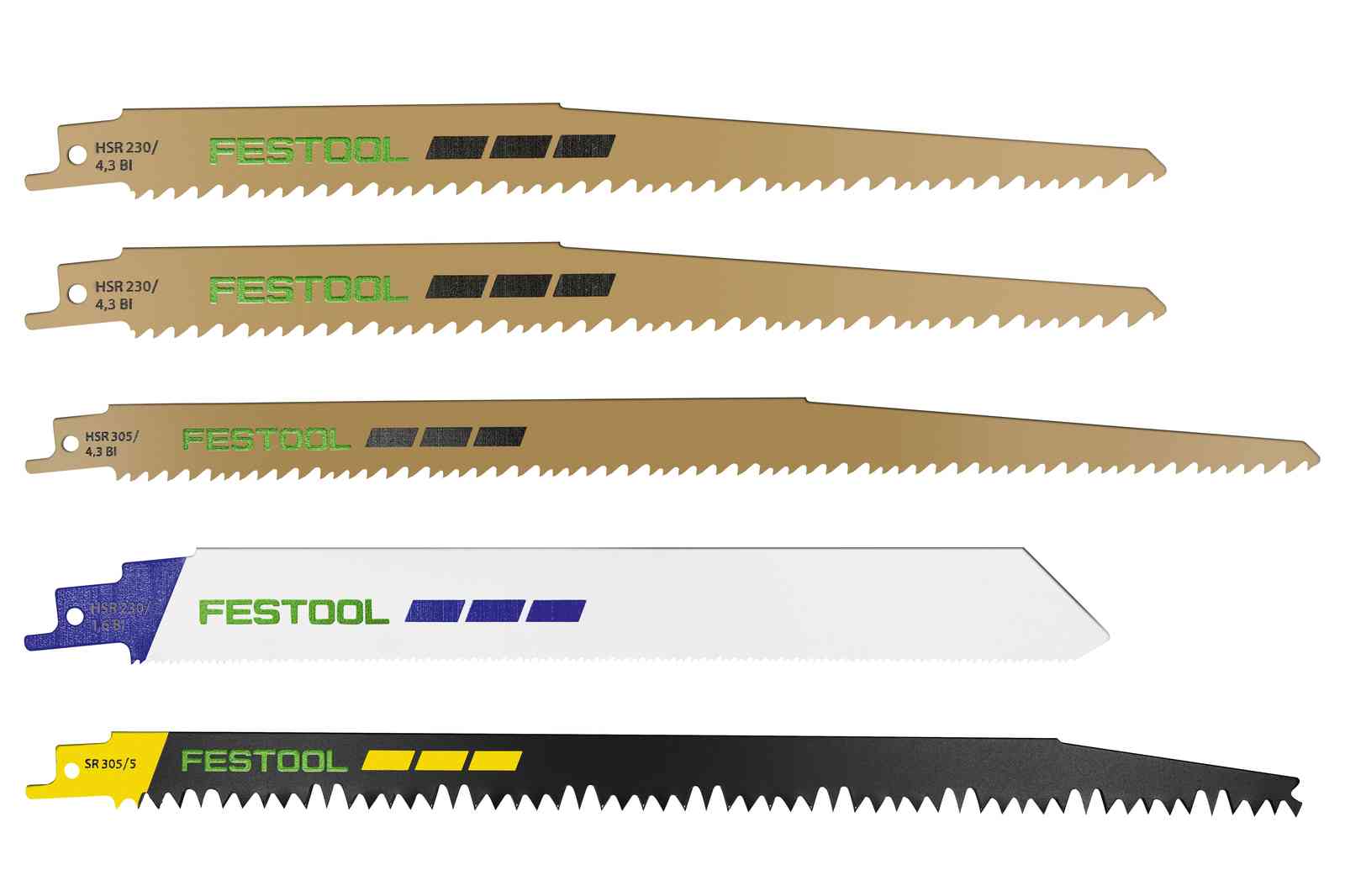 Festool Säbelsägeblatt-Set RS-Sort/5 - 577496 - für RSC 18