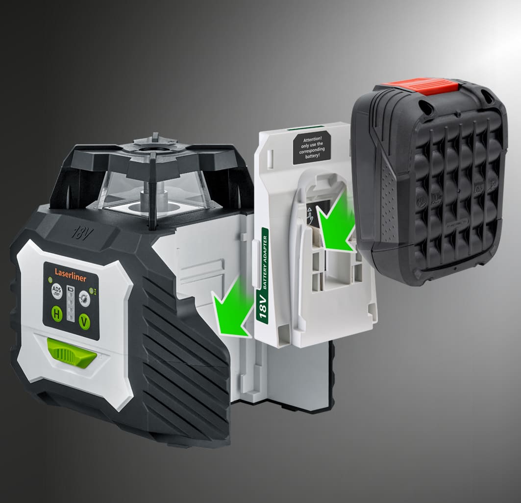 Laserliner Hybridlaser Duraplane GMX Multi-18V 360Grad  Grünlaser im Tragekoffer