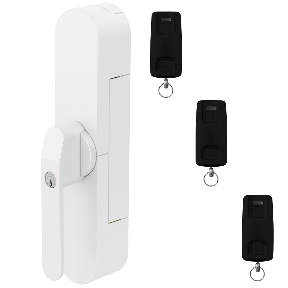 Abus Bluetooth Fensterantrieb WINTECTO ONE in weiß - inklusive 3x Fernbedienung