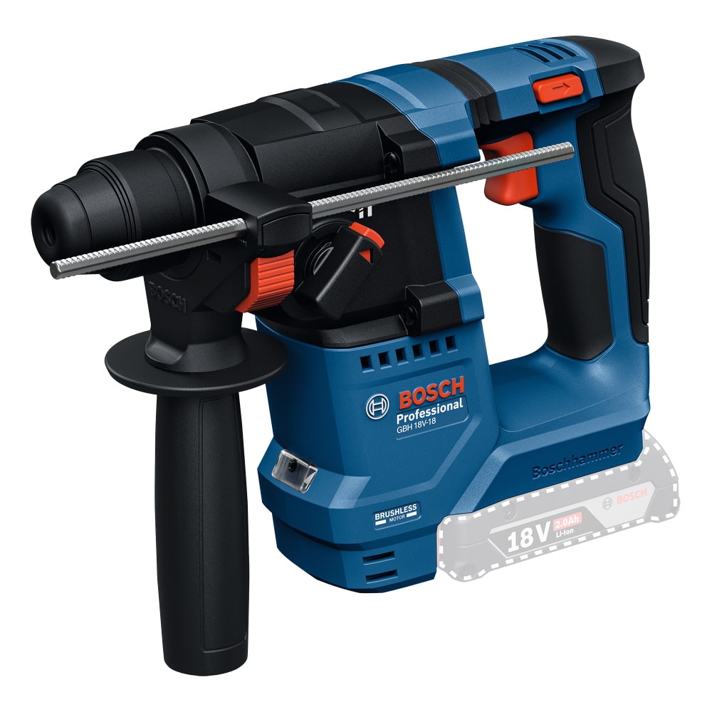 Bosch Akku Bohrhammer GBH 18V-18 - Sologerät ohne Akku/Ladegerät - Professional