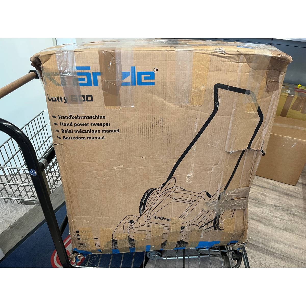 Kränzle Handkehrmaschine Colly 800 - Kehrmaschine - 30 Liter - 19kg - B-WARE