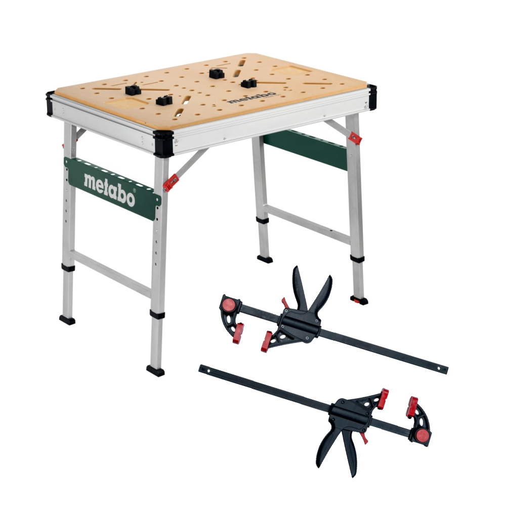 Metabo Multifunktionstisch klappbar MWB 100 - höhenverstellbar - Mobile Werkbank