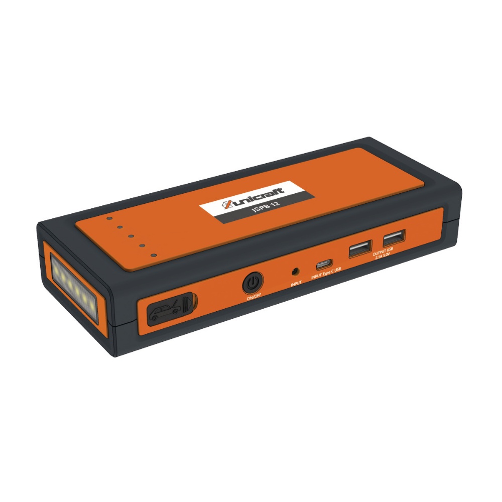 Unicraft Schnellstartsystem Starthilfe - USB Powerbank - JSPB 12 - 900A - 12V