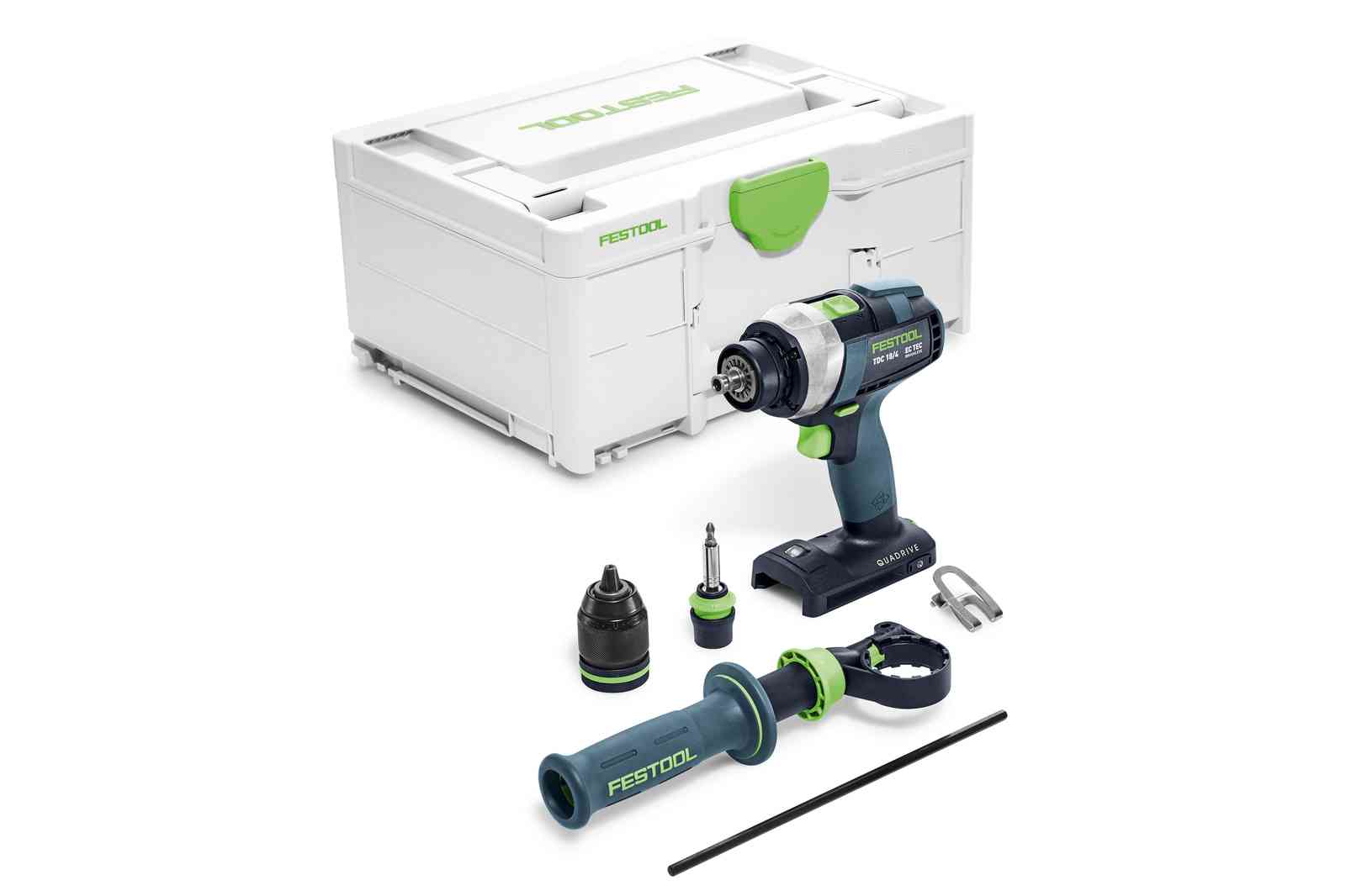 Festool Akku-Bohrschrauber QUADRIVE TDC 18/4 I-Basic - 575601