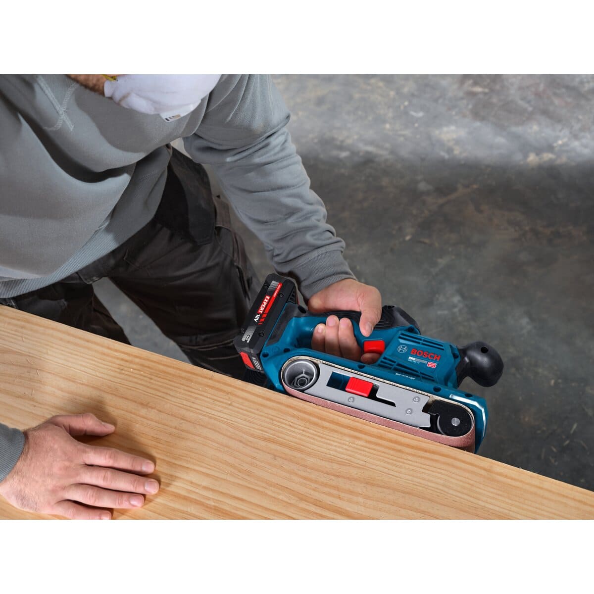 Bosch Akku Bandschleifer PRO GBS18V-75 - 18V - 75 mm - Brushless - in L-BOXX
