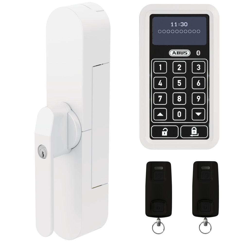Abus Bluetooth Fensterantrieb WINTECTO ONE in weiß - Tastatur & 2x Fernbedienung