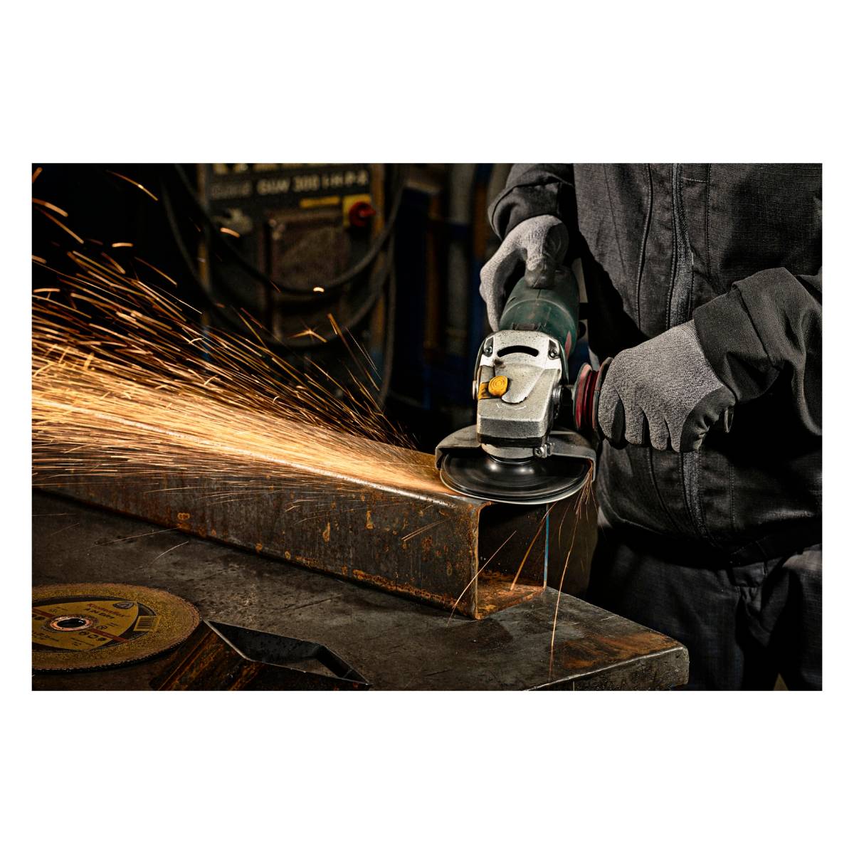 Klingspor Fiberschleifscheibe CS 561 SB - Ø 125 mm für Metall - K 60