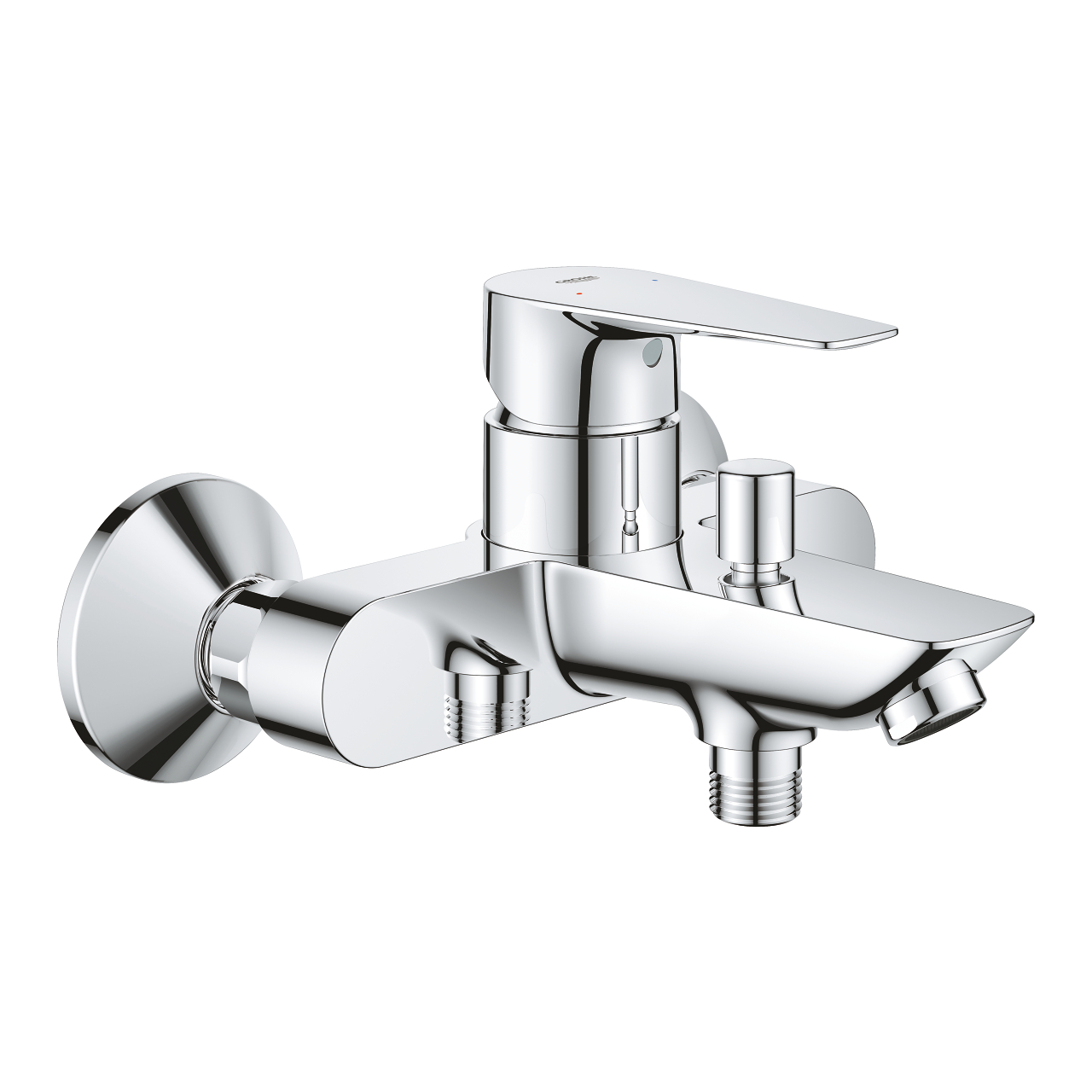 Grohe Einhand-Wannenbatterie BauEdge - 23604001 - 1/2" - 35mm Keramikkartusche