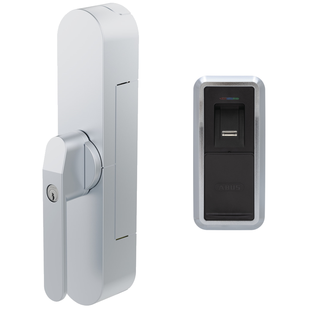 Abus Bluetooth Fensterantrieb WINTECTO ONE in silber - inklusive Fingerscanner