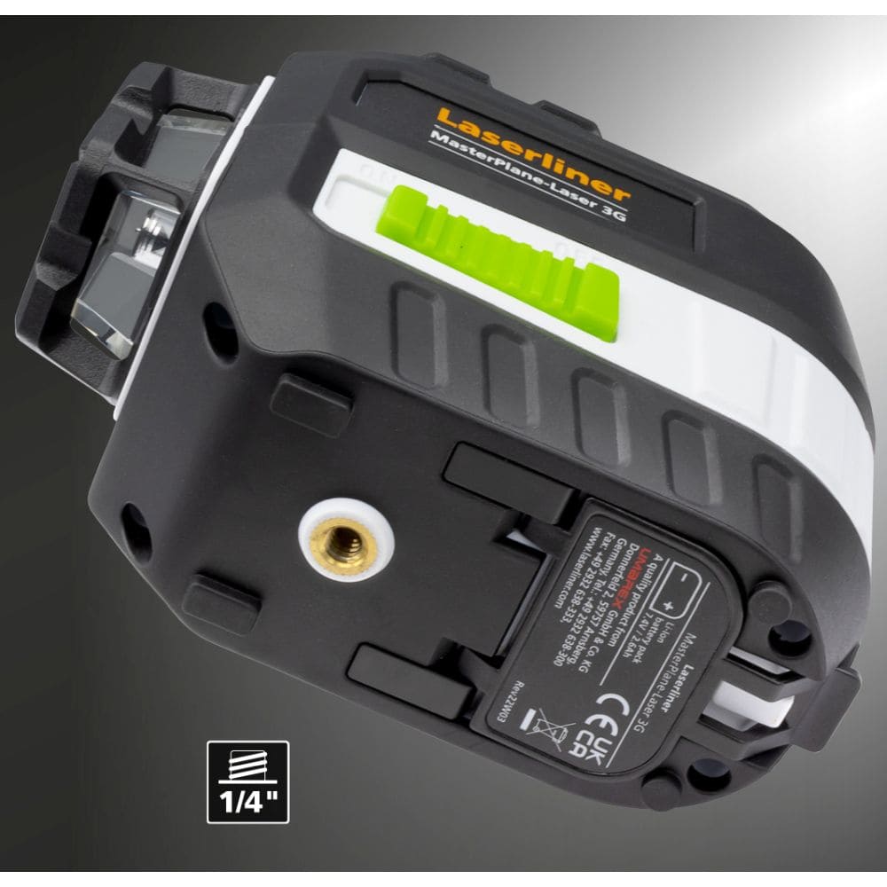 Laserliner Linienlaser MasterPlane-Laser 3G Pro - 3D - 360 Grad Grün mit L-BOXX